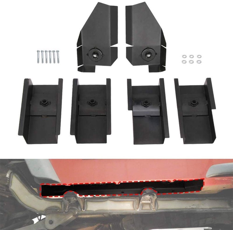 NIXFACE Full Tub Body Mount Repair Kit Replacement for Jeep Wrangler TJ 1997-2006 (Front Rear Middle) - Image 2